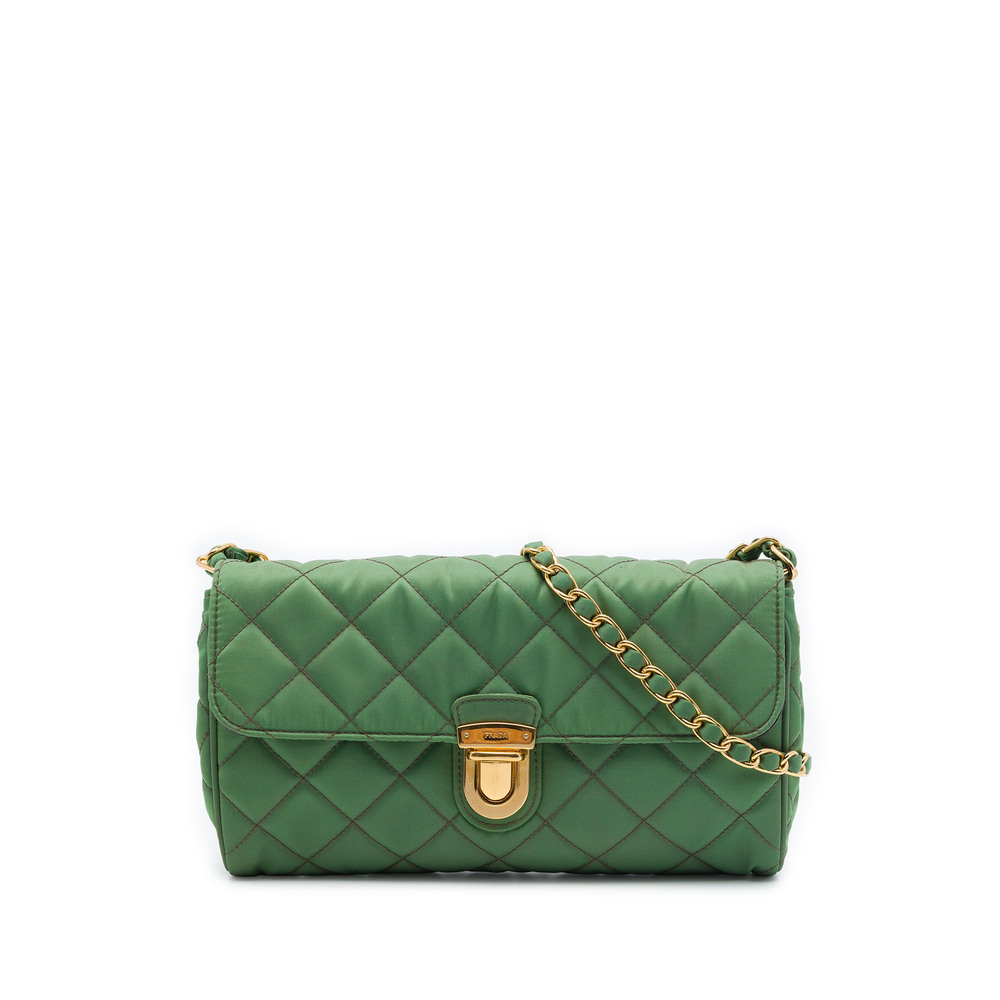 Pre-Loved Prada Impuntu Tessuto Chain Crossbody